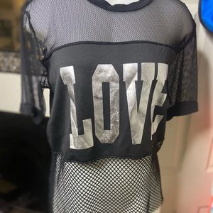 See through Mesh Top